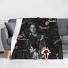 Sam Winchester Dean Winchester Castiel Blanket Cover Velvet Supernatural Movie Wings Thin Throw Blankets for Bedroom Sofa Quilt