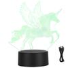 3D Nachtlicht Einhorn Typ USB LED Lampe Touchschalter Tisch Schreibtischlampe Geschenk