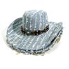 Vintage Western Cowboy Hat Women's Spring Summer Outing Rough Edge Old Visor Outdoor Big Brim Sun Protection Mountaineering Hat