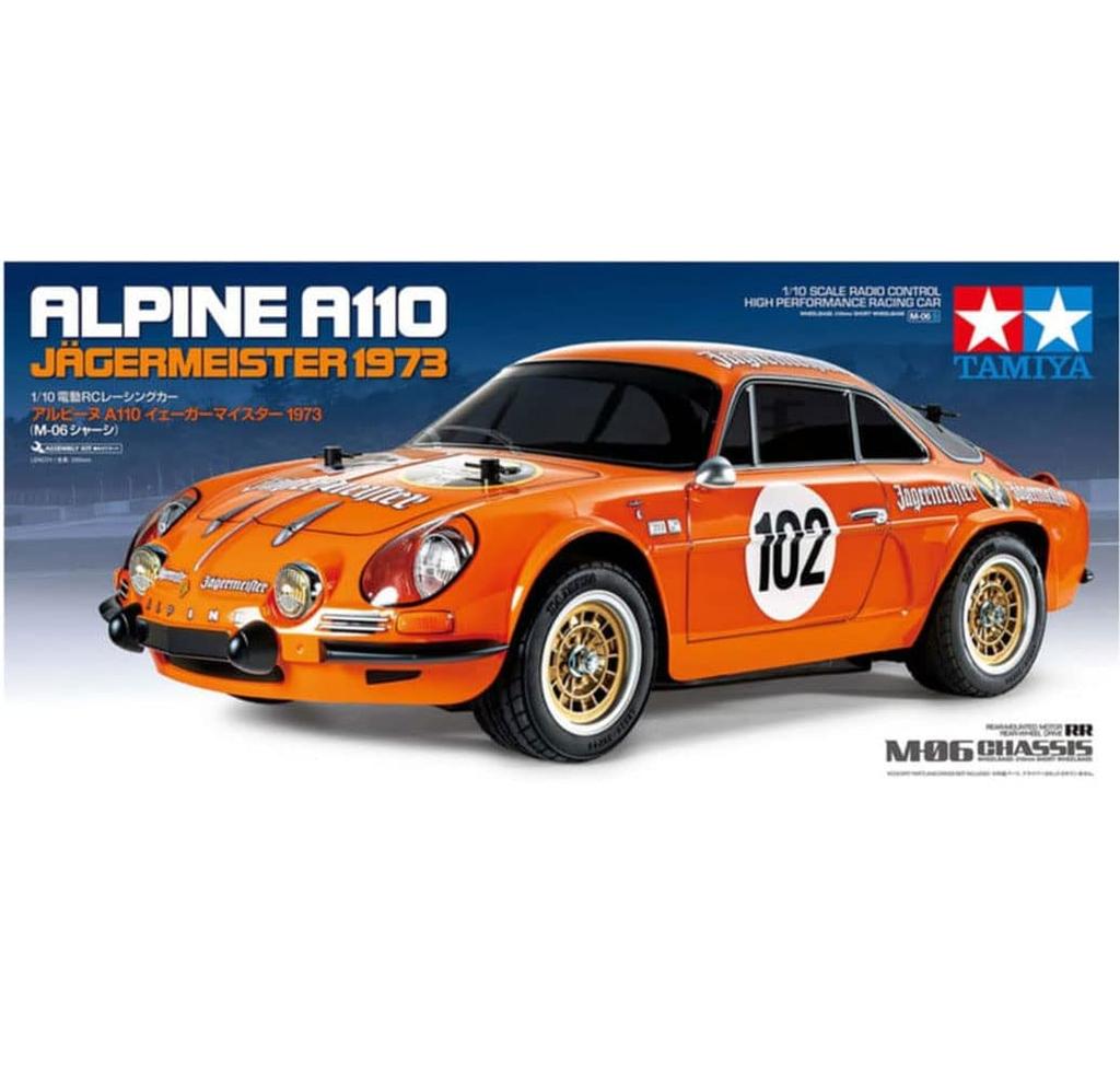 TAMIYA Electric RC Car Series Alpine A110 Jagermeister 1973 58708 1/10 No.708 1/10RC (M-06 Chassis)