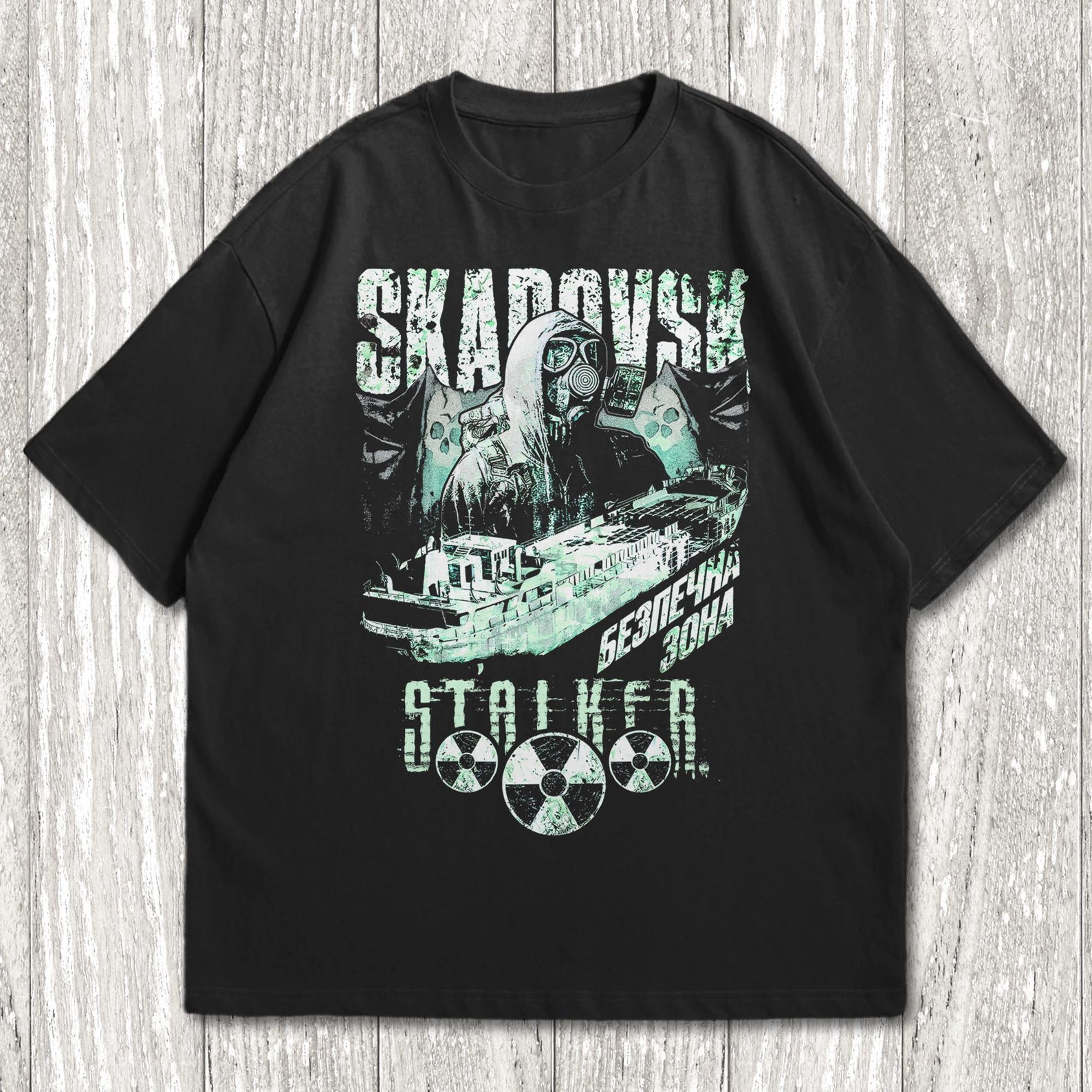 Stalker T-Shirt, Stalker Shadow of Chornobyl T-Shirt, unisex Sizes S