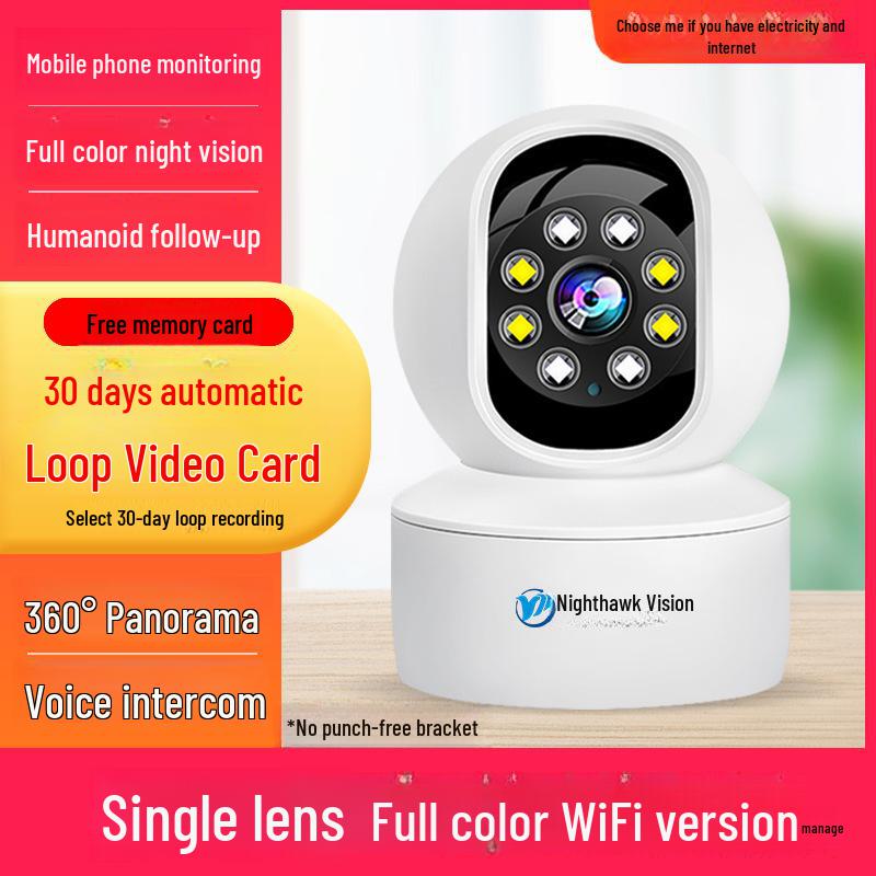

Wireless 360° HD Indoor Panoramic Camera with Remote Mobile Monitoring