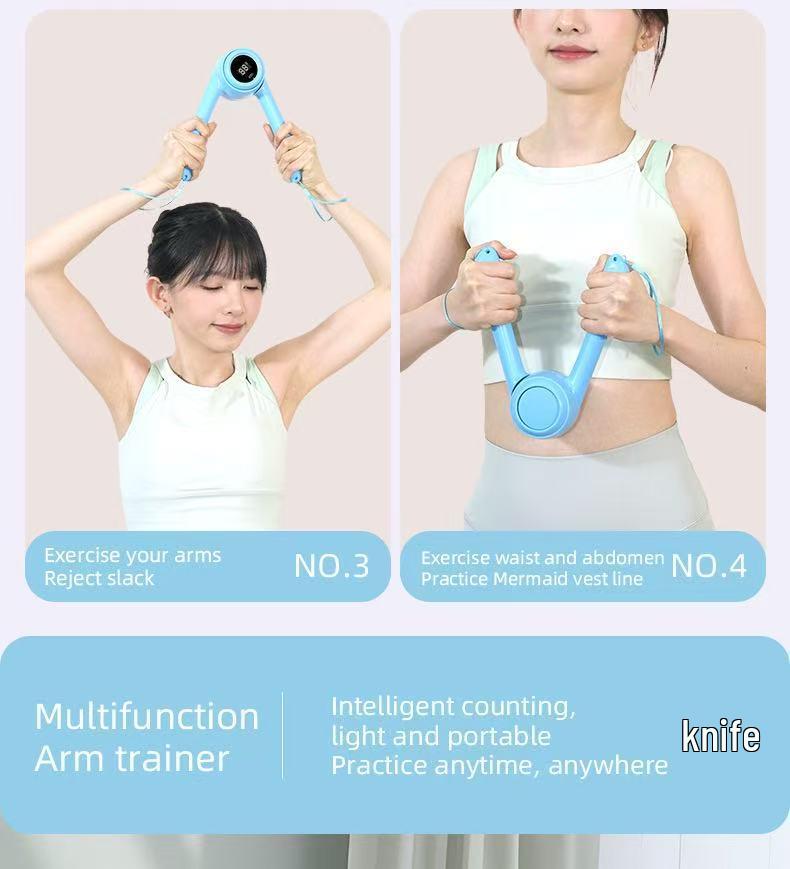 Women's Arm Strength & Chest Expansion Trainer: Enhances Arm & Back Muscle Tone for Home Workouts
