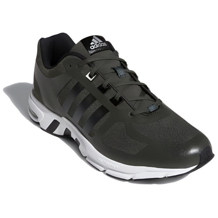 Adidas Equipment 10 Round Toe Lace-Up Cushioning Low-Top Marathon Running Shoes Unisex Sneakers Black White EE8997