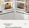 Kitchen Countertop Spice and Sauce Storage Rack