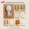 No-Drill Suction Cup Bathroom Towel Rack with Storage Shelf