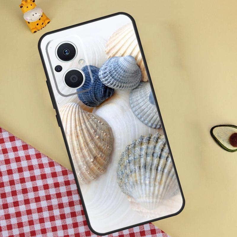 Sea Shells Phone Case For OPPO Reno 12 12F 13 13F 11 8T 7 8 10 Pro OPPO Find X8 X6 Pro X3 X5 Lite Cover