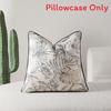 Pillowcase Chic Only Black And White Floral Throw Pillow Covers For Living Room Bedroom And