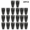 20pcs OD6.5 Cable Connector Plug Cover CAT5E CAT6 RJ45 Ethernet Network Cable 10 Colors Strain Relief Boots RJ45 Connector Caps