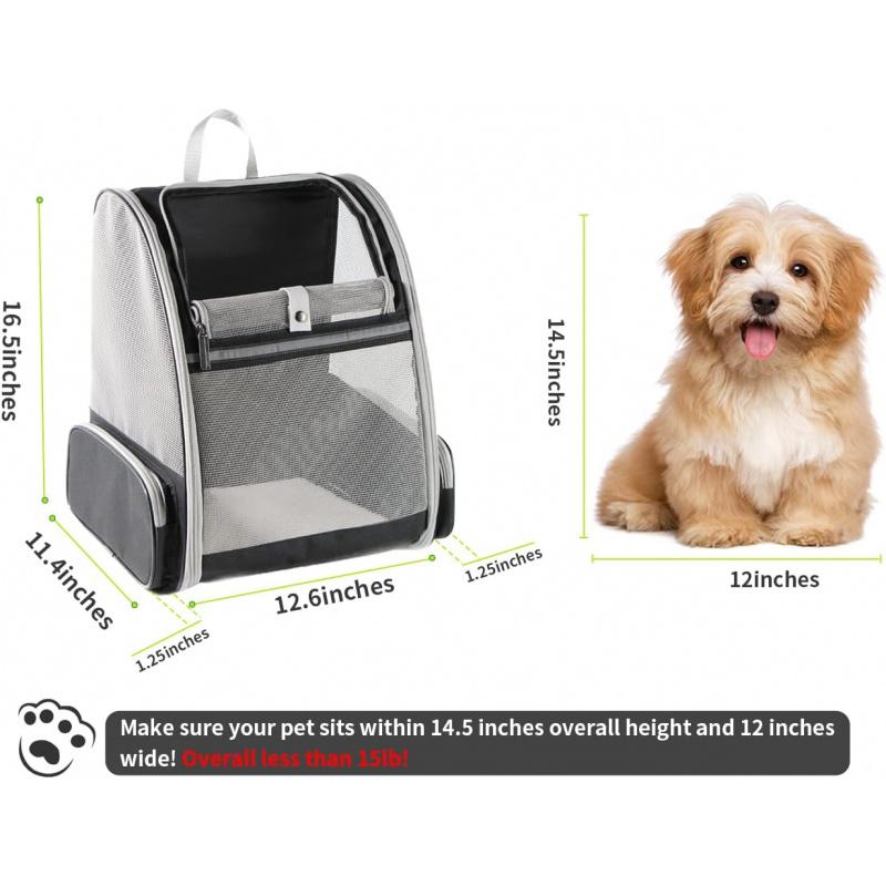 Universal Black Innovative Traveler Bubble Backpack Pet Carrier for Cats And D with Pets Comfortable Breathable Pet Carrier Bag