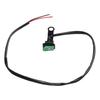 Green Momentary Open Switch for Motorcycle Horns with Reflective Bracket