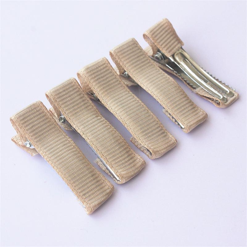 

40pcs 35mm Grosgrain Ribbon Lined Alligator Clips for Princess Girls Ponytail Hairpins Children Kids Hair Clip Accessories