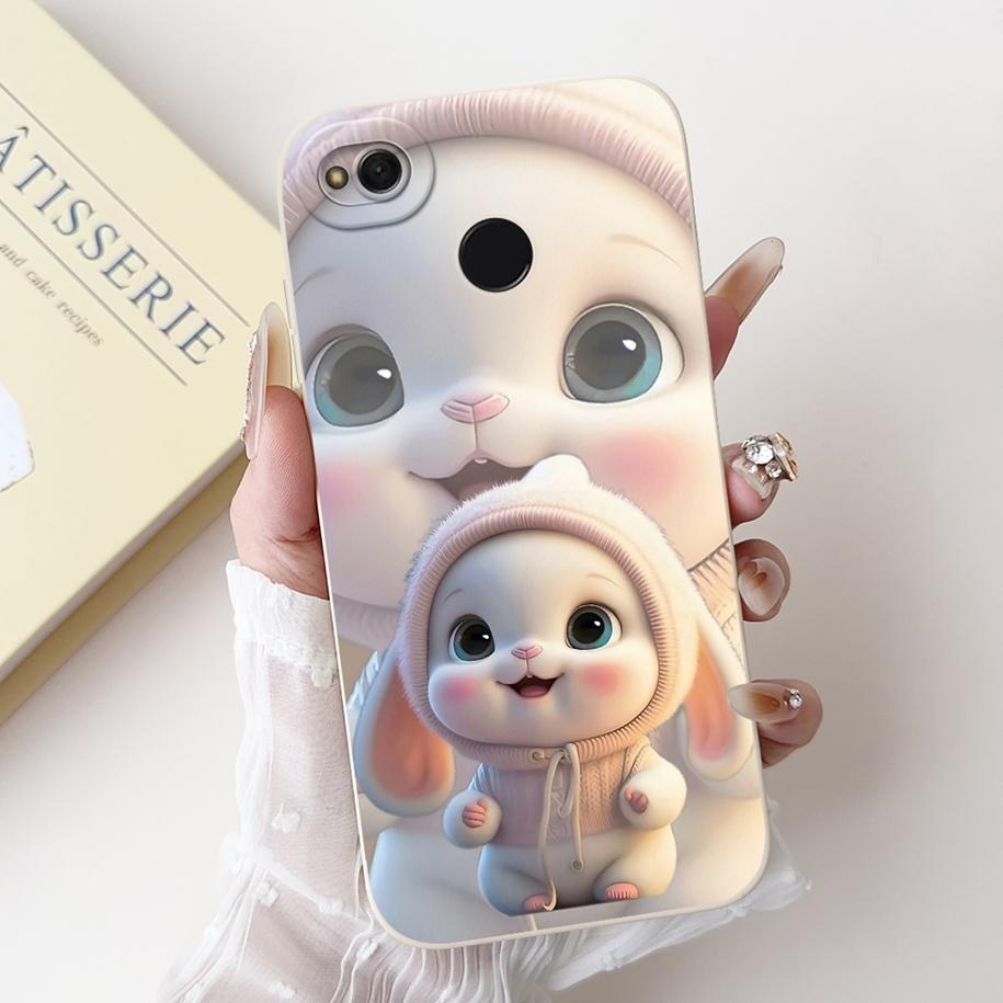 For Xiaomi Redmi 4X Case Cute Cartoon Rabbit Crown Cat Soft Silicone Lens Protective Cover For Xiaomi Redmi 4A 5A Redmi4X Shells