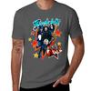 Thunderbolts Retro Style Posterart T-Shirt Basic Crew Neck Short Sleeve Top