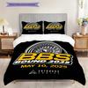Bbs Years Innovation Bedding (1 * Duvet Cover + 2 * Pillowcase, Without Core) 2D Flat Christmas Birthday Gift Bedding Set Soft and Comfortable