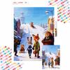 Themed Diamond Painting Kit Handmade diy5D Home Decoration Gift Zootopia Characters and Snowy Scene