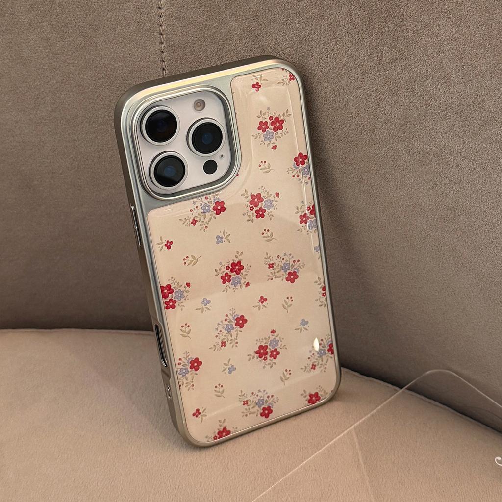 Gentle Ins Bouquet Applicable To 16 Apple 15 Pro Max Mobile Case IPhone 14 Drop Glue 13 Literary 15 Huawei