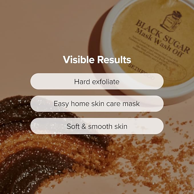 Skinfood Black Sugar Mask Wash Off 120g X 2