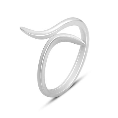 Silver Ring Without Stones, Product Weight 1.7 G (2161080)