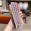 Electroplating Silk Pattern Love Suitable for Samsung S25 Ultra Apple IPhone 16 Gradient Phone Case Protection Case