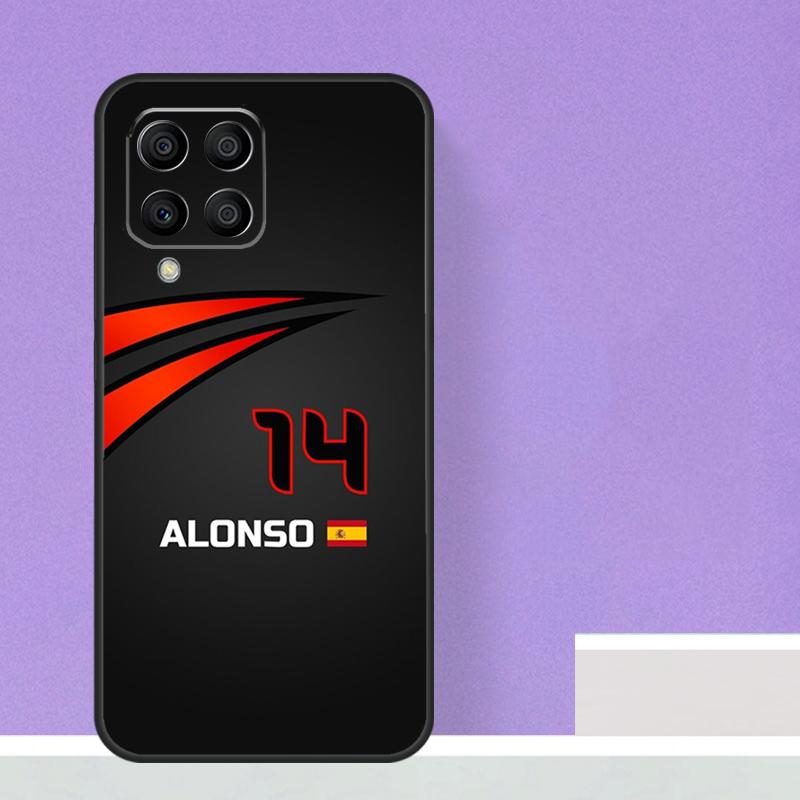 F1 Racing Fernando Alonso 14 For Samsung Galaxy M55 M15 M13 M33 M53 M20 M30s M31s M12 M32 M52 M11 M51 M14 M34 M54 Case