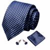 Formal Shirt Business Tie Wedding Banquet Men's Polyester Red Black Hand-tied Long Tie