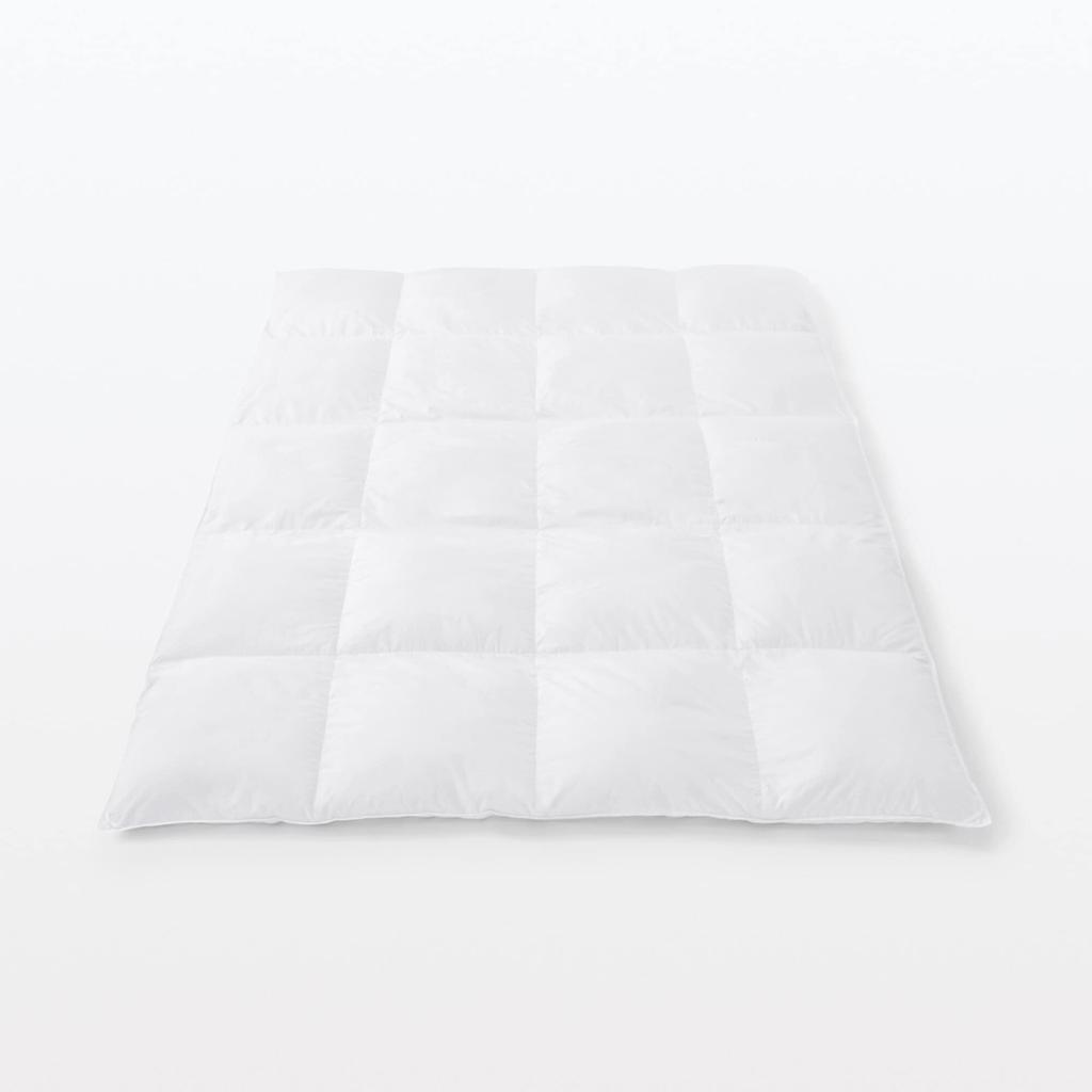 MUJI Down Single 190 x 210 84665806 Anti-mite Comforter, Layer, D, cm,