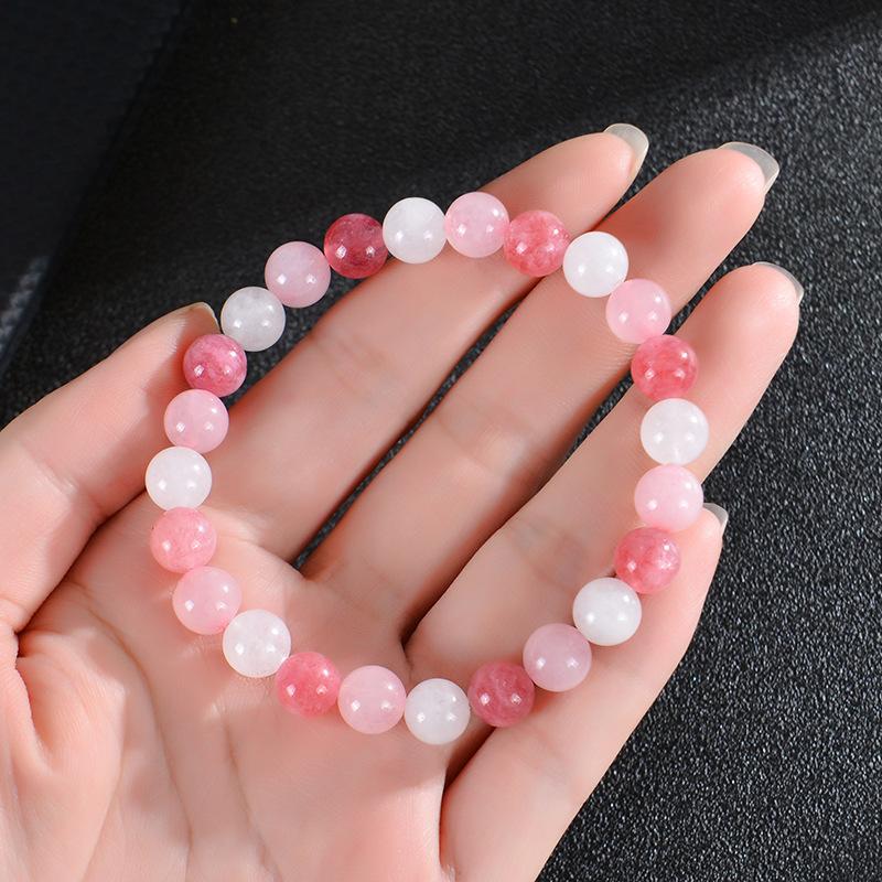 Nuorui New Graduation Anniversary Research Compass Unisex Beaded Natural Stone Bracelet with Cards
