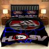 Holden Pattern Bedding Quilt Set Quilt Cover Pillowcase Home Birthday Gift(1 * duvet cover + 2 * pillowcase, without core)