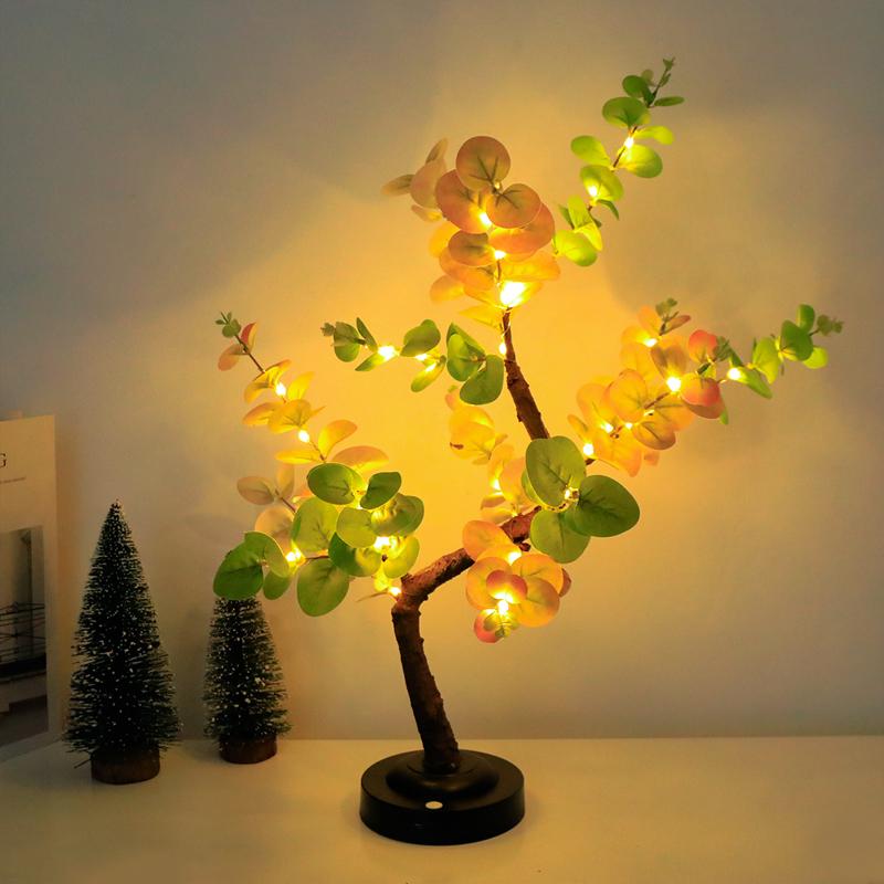 1 Stück LED-Baumlichter, Bonsai-Lampe, Tischleuchte, verstellbare Äste, Sommerbeleuchtung, Heimbeleuchtung, für Nachttisch, E-Sport, Arbeitszimmer, Deko