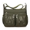 Bolsa Casual Mensajero Bolsos de Hombro Impermeable Bolsa Multicapa Mujeres Mamá Bolso Casual Bolsos