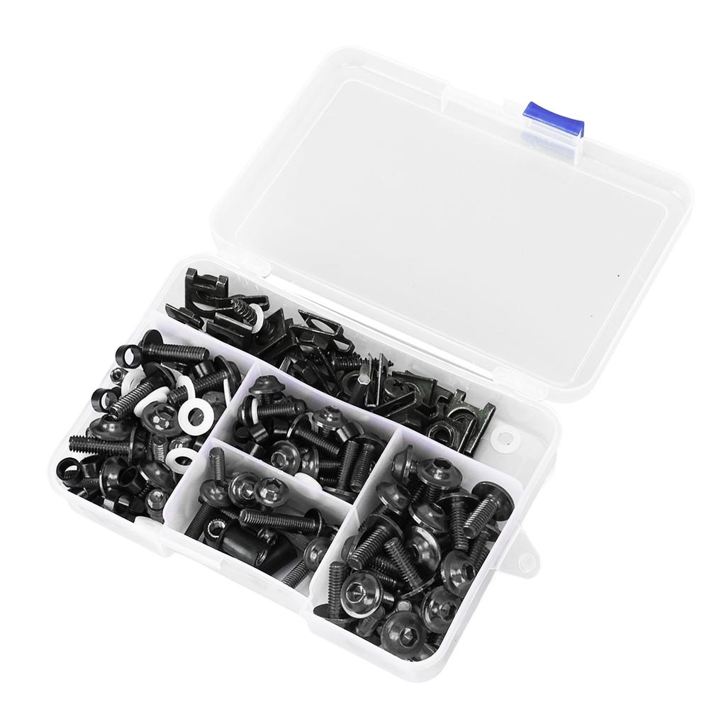 177PCS Motorcycle Fairing Bolt Kit Colorful M5 M6 Motorcycle Windscreen Screws Replacement For SUZUKI GSXR600 GSXR750