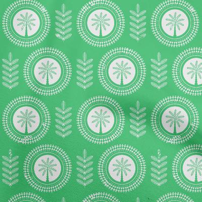 Baumwoll-Flex Grüner Stoff Asiatischer Floraler Block Nähstoff Meterware Bedruckt DIY Kleidung Nähzubehör 40 Zoll