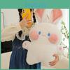 Adorable Plush Rabbit Pillow Doll Cute Bunny Stuffed Toy For Childrens Gifts