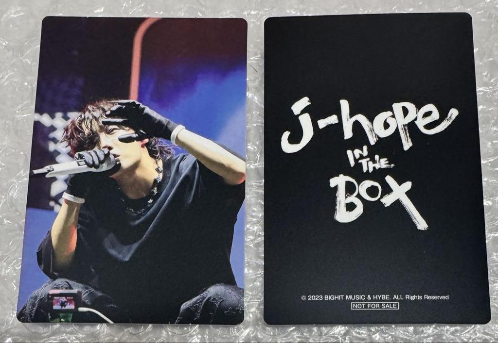 [USED] BTS J-Hope In The Box Movie Admission Bonus Trading Card Hoseok