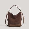 High-end Fashionable Single-shoulder Crossbody Bag, Niche Large-capacity Bucket Bag Casually