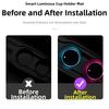 Anti Slip Colorful Cup Holder USB Charging Car Interior Lighting Cup Mats  Auto
