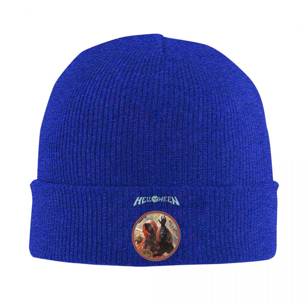 Helloween Rock Band Warm Knitted Cap Winter Knit Bonnet Hat Skullies Beanies Hip Hop Caps for Unisex