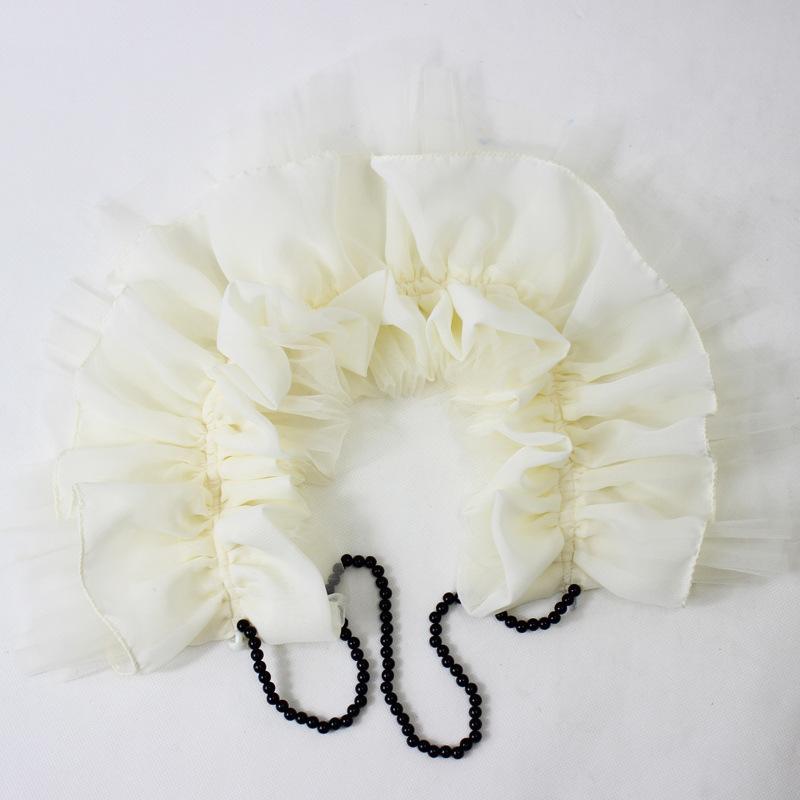 Perfect Match Ladies Ruffles Stand Shirt Scarf Fake Collar Sweater Decorative Collar Detachable Lace Blouse Doll Collar Neckwear For Women