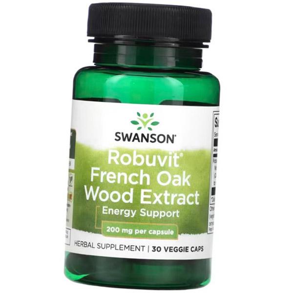 

Robuvit French Oak Wood Extract 200, Swanson 30 veg caps (71280359) 30vcaps
