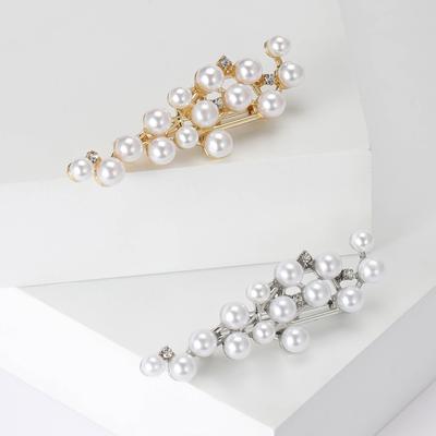 Stylish And Elegant Pearl Brooch Niche High-End Women'S Dress Suit Corsage Pin Ornament