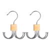 1/2Pcs Belt Hanger Closet Organizer 360-Degree Rotatable Strong Load-bearing Belt Display Rack Storage Holder