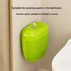 1pc Wall Mounted Trash Can with Pull Out Lid , No Drill Installation, Large Capacity Durable Plastic Bin for Kitchen , Bathroom
