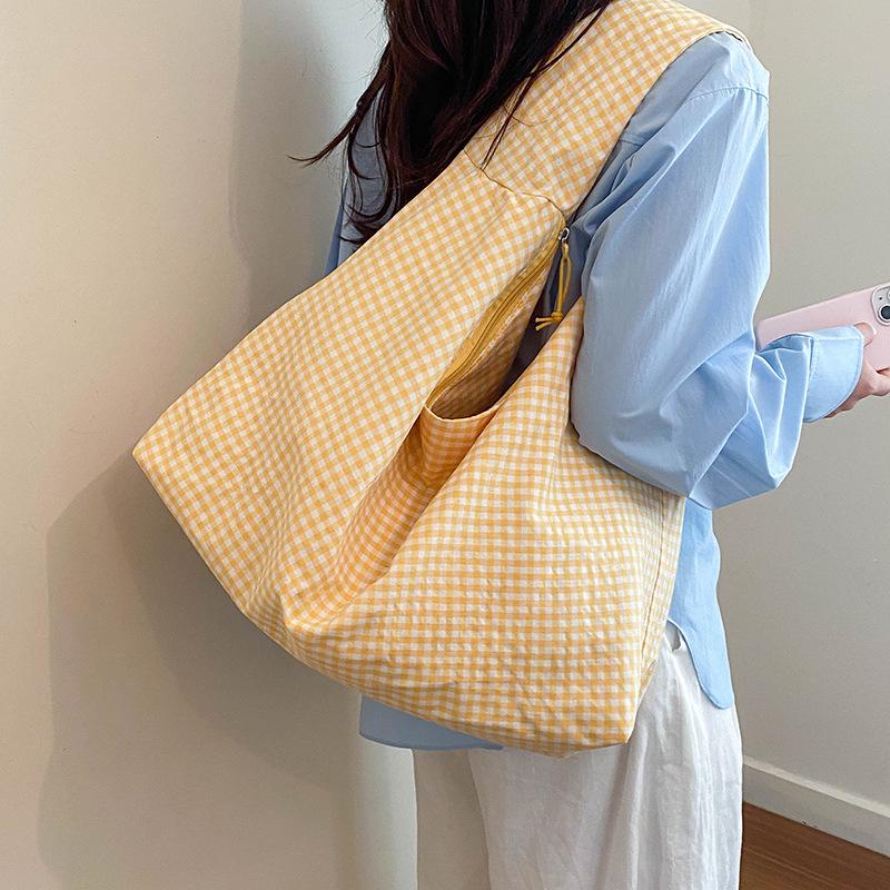 Polka Dot Corduroy Tote Bag - Women's 2026 Versatile Shoulder & Handheld Bag