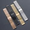 10-22mm Universal Milanese Watchband Mesh Stainless Steel Straps Wrist Belt Bracelet Black Silver Gold Rose for Men Women Bands