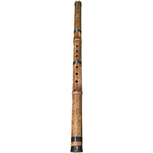 Yamamoto Bamboo Crafts (YAMAMOTOTAKIZAYIKUYA) G Key Model CX111 Dosho Bamboo Flute (Beginner) with Cow Horn Design