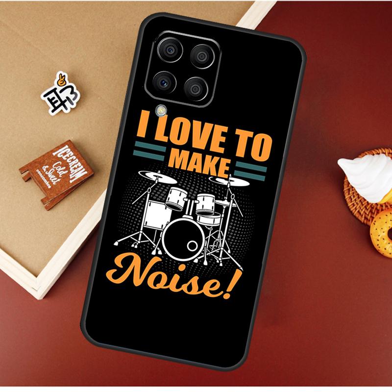 Drum Drummer Music DJ For Samsung Galaxy M12 M32 M52 M13 M33 M53 M11 M31 M51 M15 M55 M14 M34 M54 M30s M20 Case
