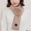 Electric Heated Scarf USB Charging Soft Heating Neck Wrap Winter Electric Scarf with 3 Temperature Settings for Women