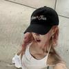 And Women Korean Style Broken Style Letter Prints Embroidery Baseball Caps Sun Protection Star All-Match Street Style Peaked Hats Casual Trendy Ins