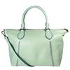 Michael Kors Satchel Shoulder Bag Handbag Cowhide Light Green Women 35S0GYZS3L Used